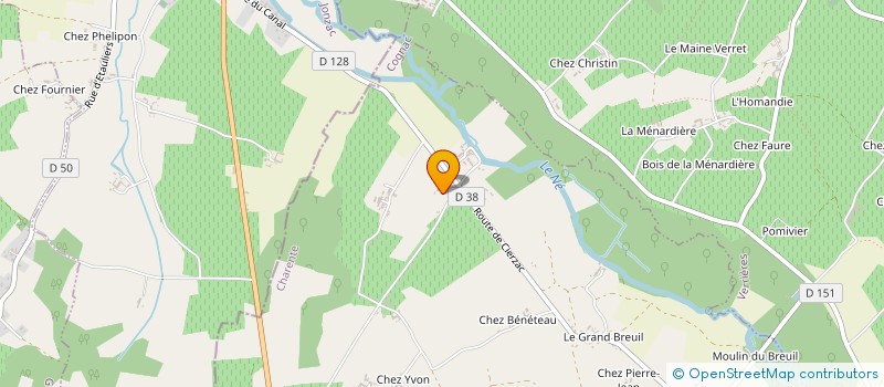 localisation de l'entreprise MONSIEUR ALI STITI à BARBEZIEUX SAINT HILAIRE