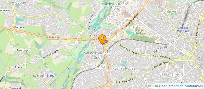 localisation de l'entreprise MONSIEUR ALI SULEJMAN à LIMOGES