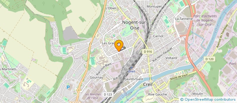 localisation de l'entreprise MONSIEUR ALI SULTAN  NOGENT-SUR-OISE