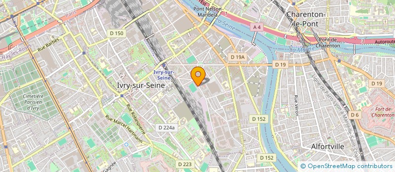 localisation de l'entreprise MONSIEUR ALI SYLLA  IVRY-SUR-SEINE