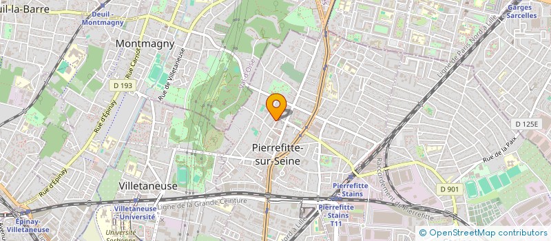 localisation de l'entreprise MONSIEUR ALI SYLLA à PIERREFITTE-SUR-SEINE