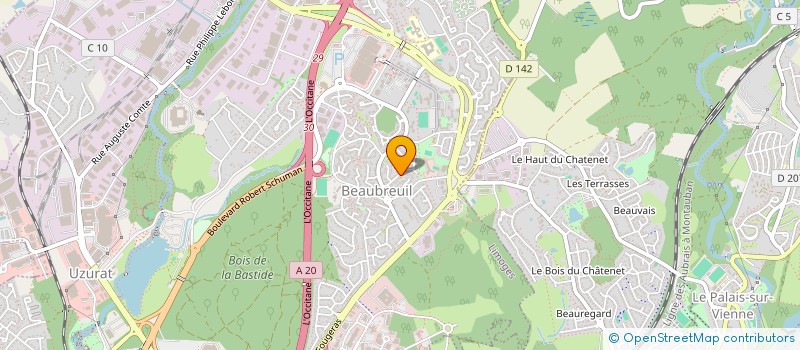 localisation de l'entreprise MONSIEUR ALI TAIEB à LIMOGES