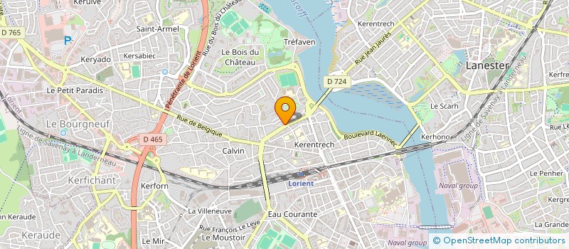 localisation de l'entreprise MONSIEUR ALI TAN  LORIENT