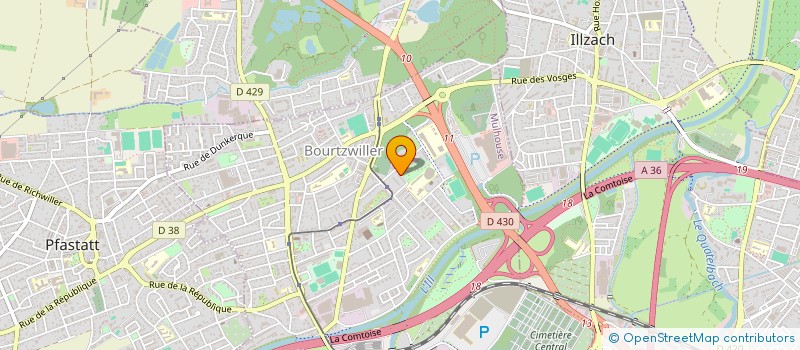 localisation de l'entreprise MONSIEUR ALI TARFA  MULHOUSE