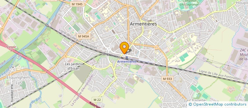 localisation de l'entreprise MONSIEUR ALI TCHEMMIK à ARMENTIERES