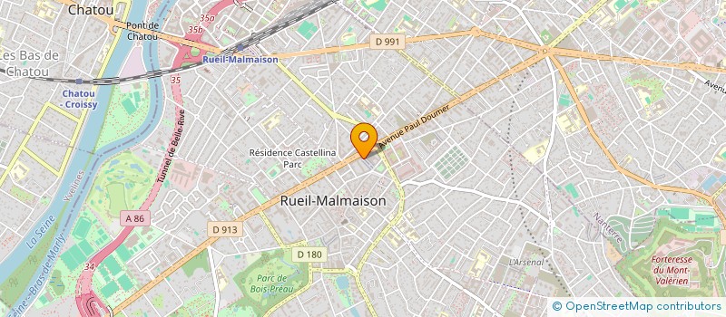 localisation de l'entreprise MONSIEUR ALI TEKKI à RUEIL-MALMAISON