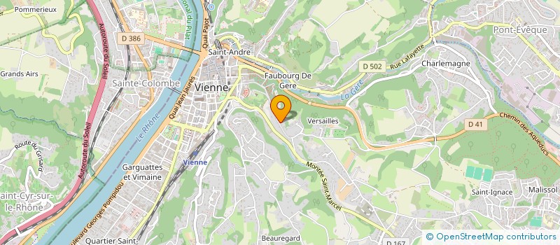 localisation de l'entreprise MONSIEUR ALI TIZAROUINE à VIENNE