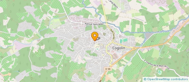 localisation de l'entreprise MONSIEUR ALI TOUIKER  COGOLIN