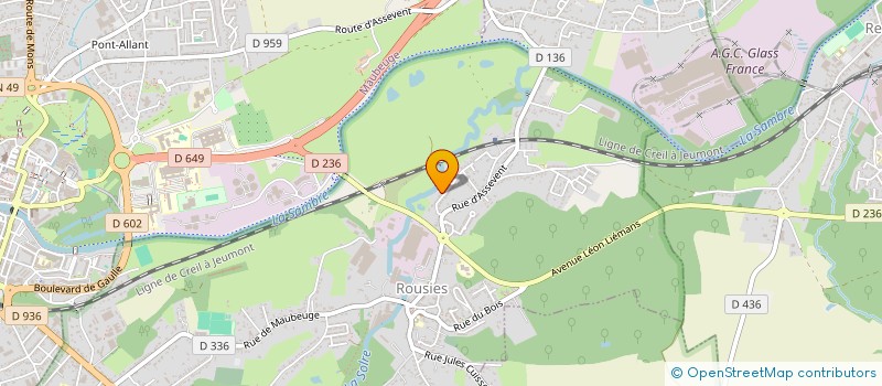 localisation de l'entreprise MONSIEUR ALI TOUMI  ROUSIES