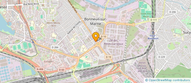 localisation de l'entreprise MONSIEUR ALI TRABELSI  BONNEUIL-SUR-MARNE