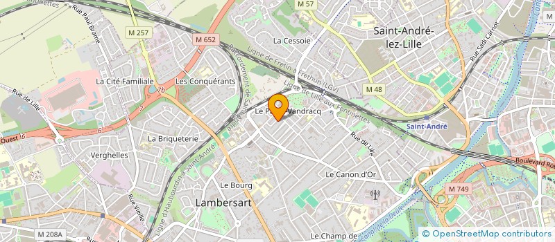localisation de l'entreprise MONSIEUR ALI UAHUD à LAMBERSART