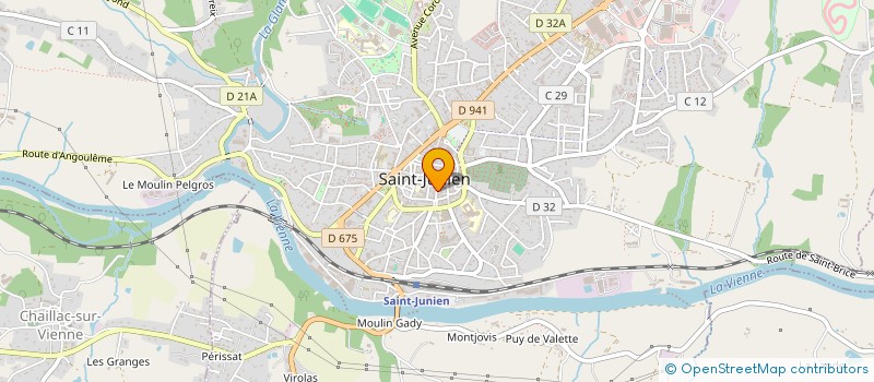 localisation de l'entreprise MONSIEUR ALI URKMEZ à SAINT-JUNIEN