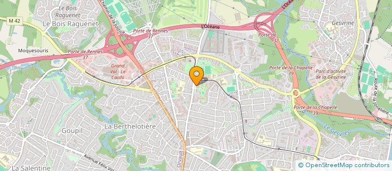 localisation de l'entreprise MONSIEUR ALI WABERI FARAH à NANTES