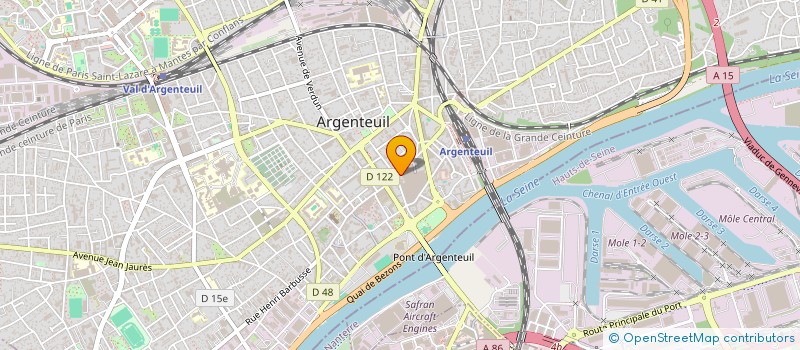 localisation de l'entreprise MONSIEUR ALI WAGUE  ARGENTEUIL