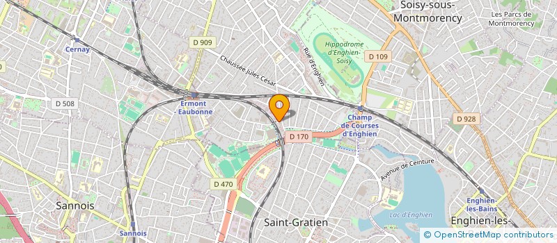 localisation de l'entreprise MONSIEUR ALI WAQAR  ERMONT