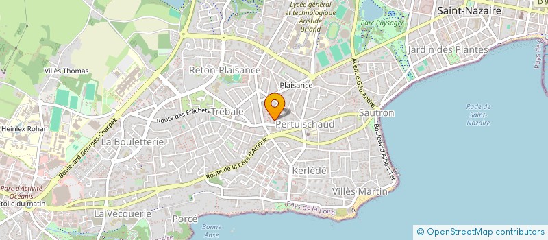 localisation de l'entreprise MONSIEUR ALI YAGOUB MOKHTAR  SAINT-NAZAIRE