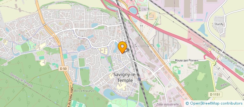 localisation de l'entreprise MONSIEUR ALI YAQUB  SAVIGNY-LE-TEMPLE