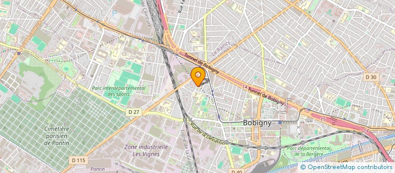 localisation de l'entreprise MONSIEUR ALI YASIN  BOBIGNY