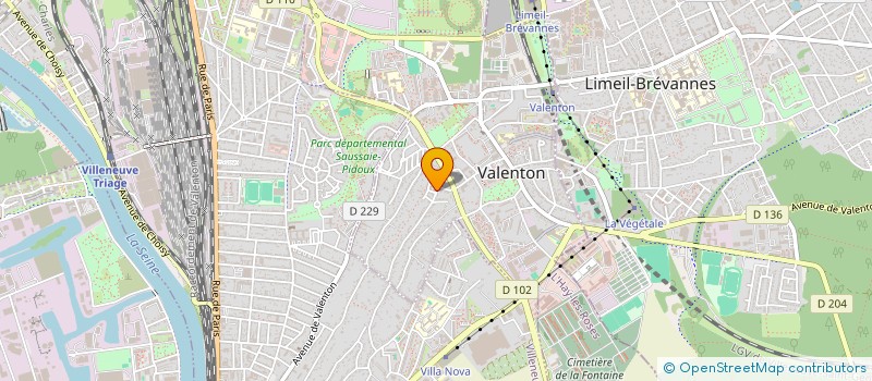 localisation de l'entreprise MONSIEUR ALI YAZZAG  VALENTON