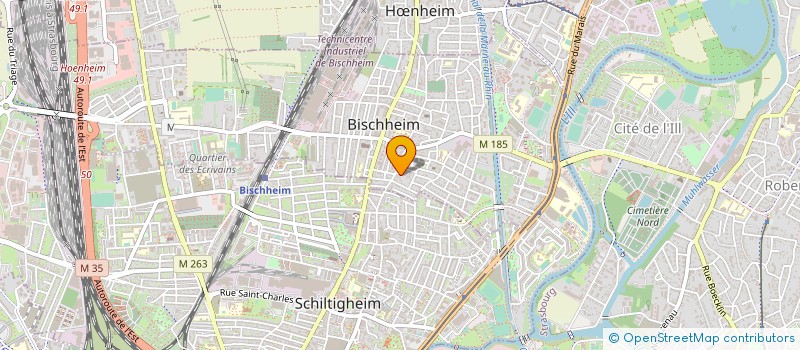 localisation de l'entreprise MONSIEUR ALI YILAIZ à BISCHHEIM