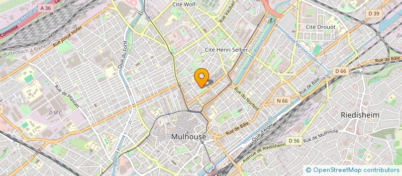 localisation de l'entreprise MONSIEUR ALI YILDIZ  MULHOUSE