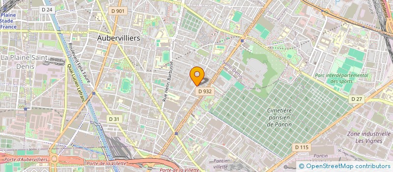 localisation de l'entreprise MONSIEUR ALI YILIGIN à AUBERVILLIERS