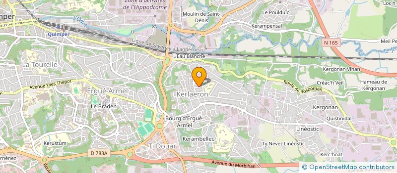 localisation de l'entreprise MONSIEUR ALI YILMAZ à QUIMPER