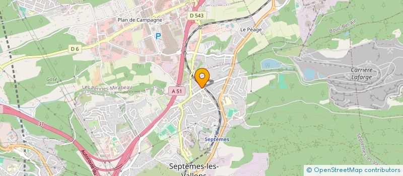 localisation de l'entreprise MONSIEUR ALI YOSF à SEPTEMES-LES-VALLONS