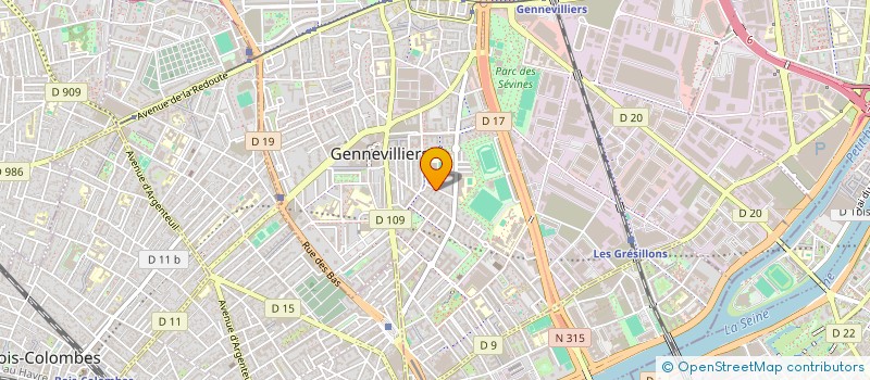 localisation de l'entreprise MONSIEUR ALI YOUNSI à GENNEVILLIERS