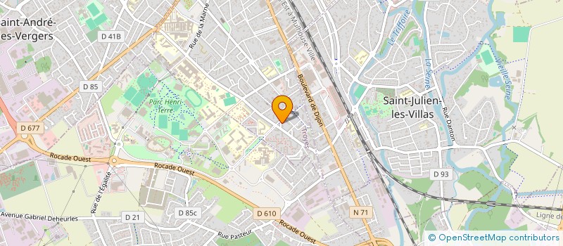 localisation de l'entreprise MONSIEUR ALI YOUSSIF MOHAMED  TROYES