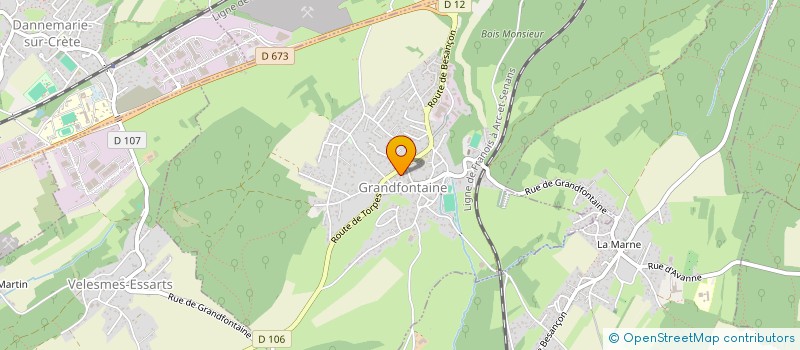 localisation de l'entreprise MONSIEUR ALI YUCEL  GRANDFONTAINE