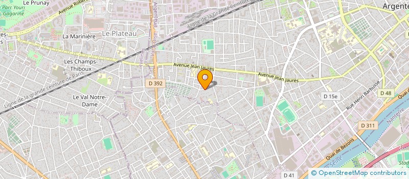 localisation de l'entreprise MONSIEUR ALI ZAGHDANE  ARGENTEUIL