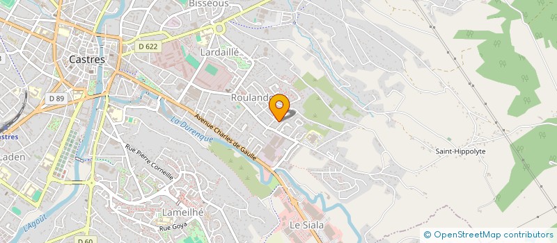 localisation de l'entreprise MONSIEUR ALI ZEGHBAB  CASTRES