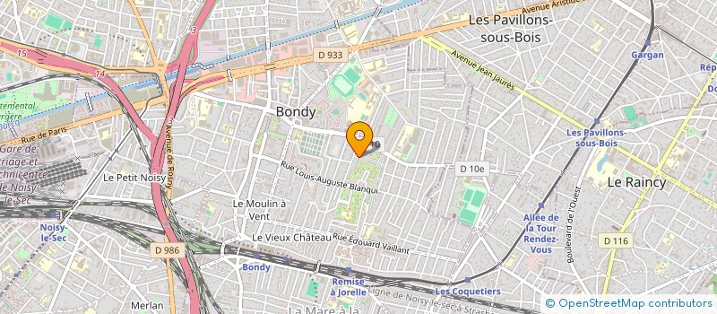 localisation de l'entreprise MONSIEUR ALI ZEMANI  BONDY