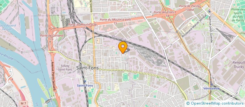 localisation de l'entreprise MONSIEUR ALI ZERGUI à SAINT-FONS