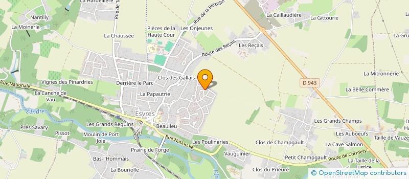 localisation de l'entreprise MONSIEUR ALI ZERROUKI  ESVRES