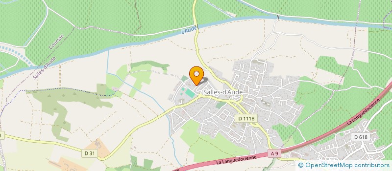 localisation de l'entreprise MONSIEUR ALI ZIOUICHE  SALLES-D'AUDE