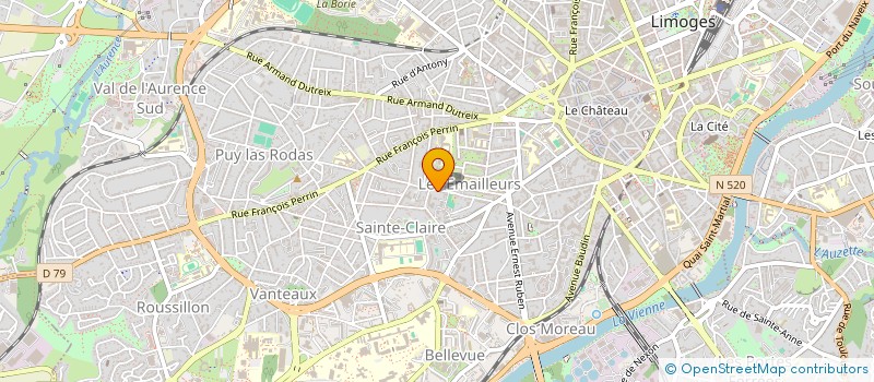 localisation de l'entreprise MONSIEUR ALI ZOUAI à LIMOGES