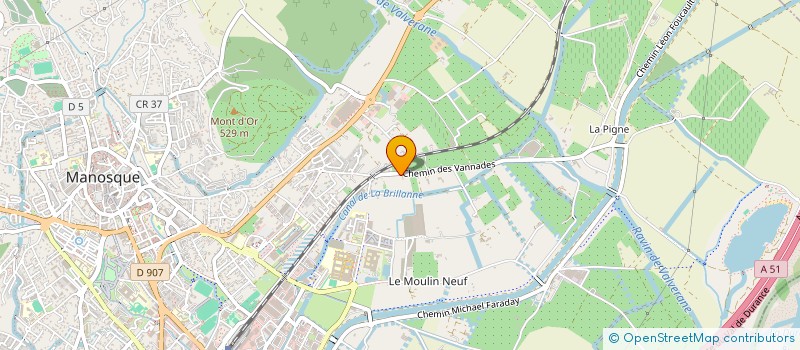 localisation de l'entreprise MONSIEUR ALI ZOUANE à MANOSQUE