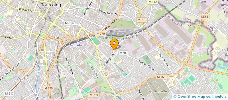 localisation de l'entreprise MONSIEUR ALI ZOUAOUI à WATTRELOS