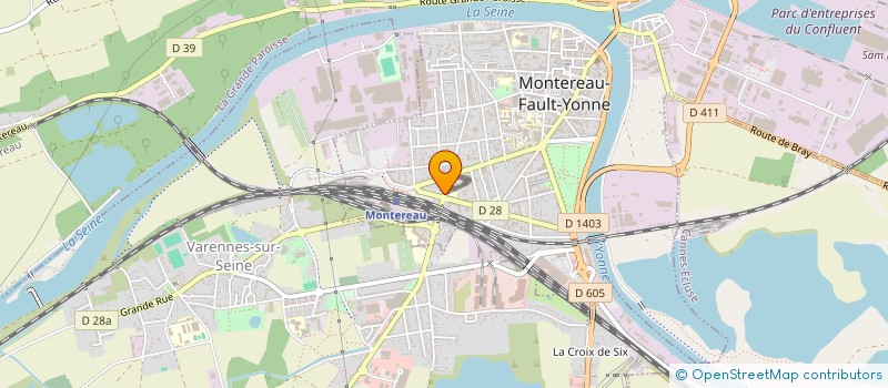 localisation de l'entreprise MONSIEUR ALI ZULFQAR  MONTEREAU-FAULT-YONNE