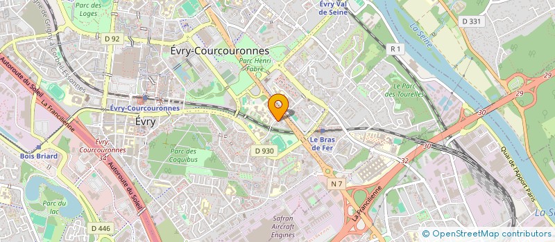 localisation de l'entreprise MONSIEUR ALIA DRAME à EVRY-COURCOURONNES