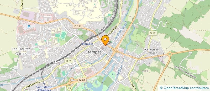 localisation de l'entreprise MONSIEUR ALIAKSANDR PAPOU à ETAMPES