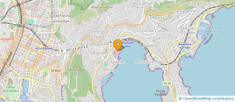 localisation de l'entreprise MONSIEUR ALIAKSANDR PERASHCHUK à VILLEFRANCHE-SUR-MER