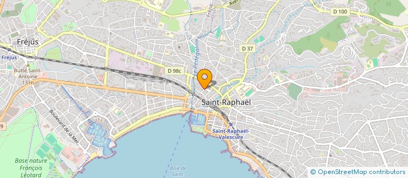 localisation de l'entreprise MONSIEUR ALIAKSEI BAGOUTSKI à SAINT-RAPHAEL