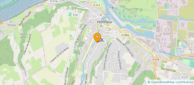 localisation de l'entreprise MONSIEUR ALIAKSEI RAVSKI  HONFLEUR