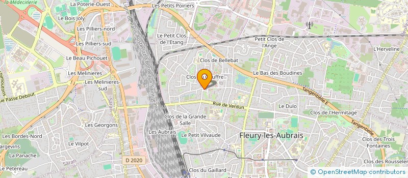 localisation de l'entreprise MONSIEUR ALIAN ARTHEIN à FLEURY-LES-AUBRAIS