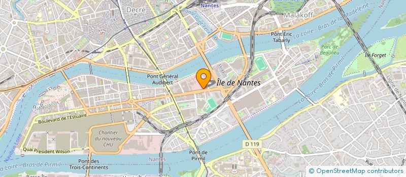 localisation de l'entreprise MONSIEUR ALIBEK BAGANOV à NANTES