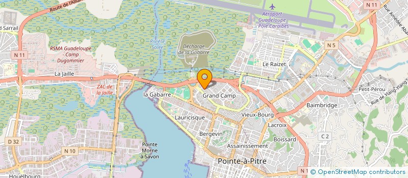 localisation de l'entreprise MONSIEUR ALIBERT THEZENAS à LES ABYMES