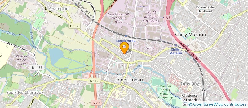 localisation de l'entreprise MONSIEUR ALIC PARFENE à LONGJUMEAU